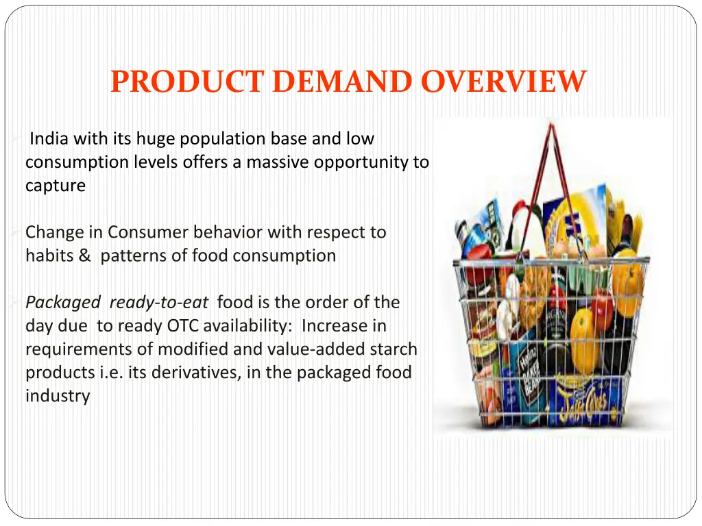 product demand overview