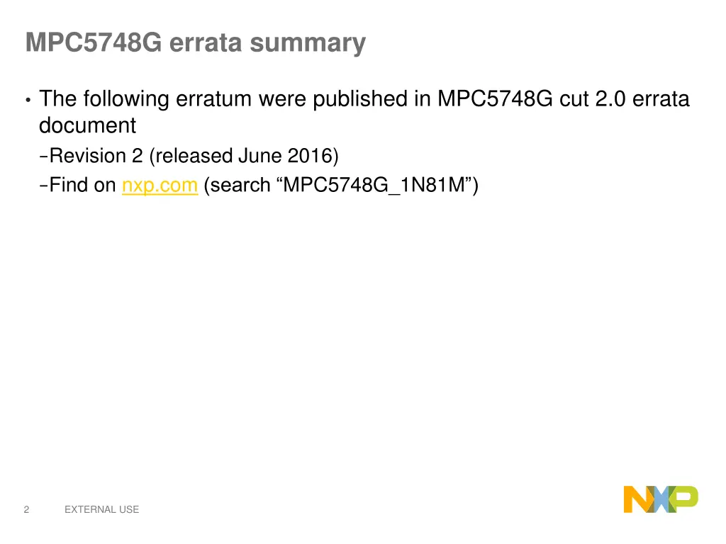 mpc5748g errata summary