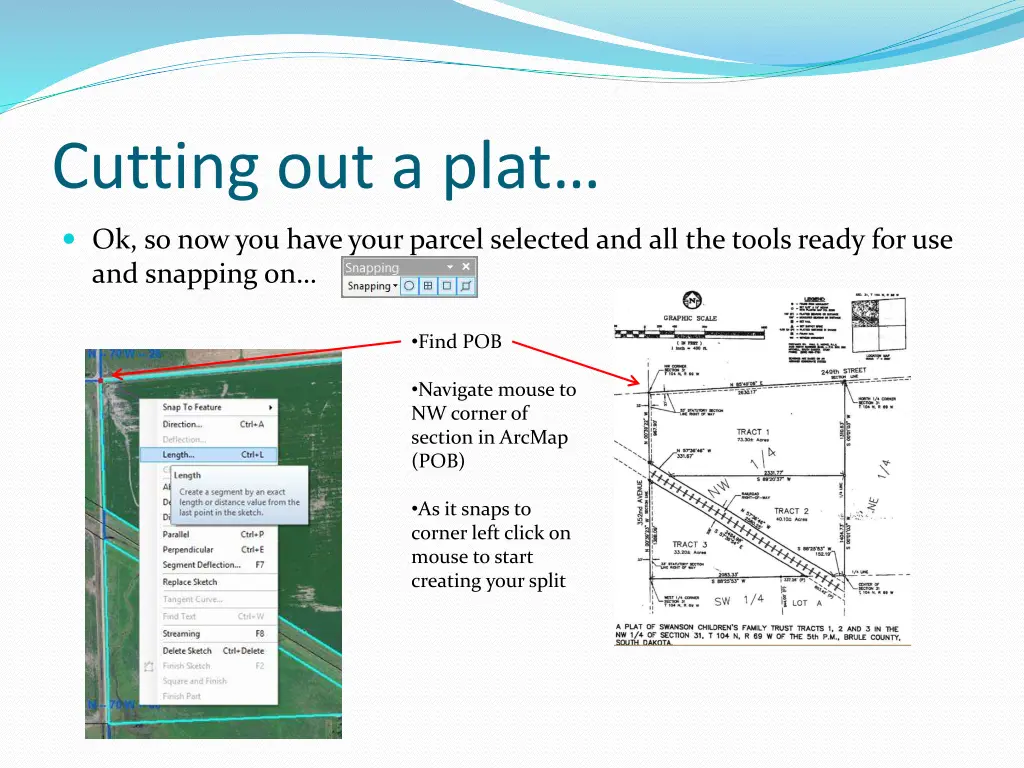 cutting out a plat 2