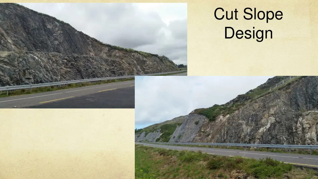 cut slope design