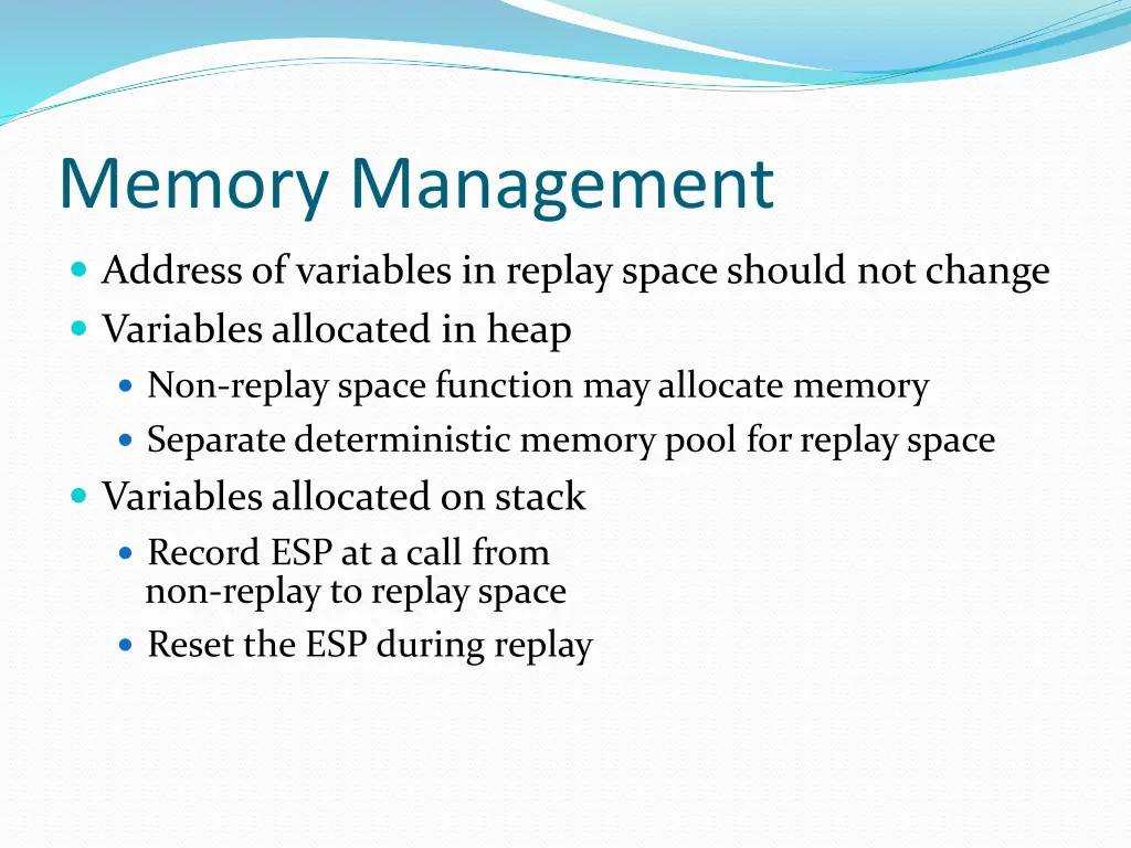 memory management 2