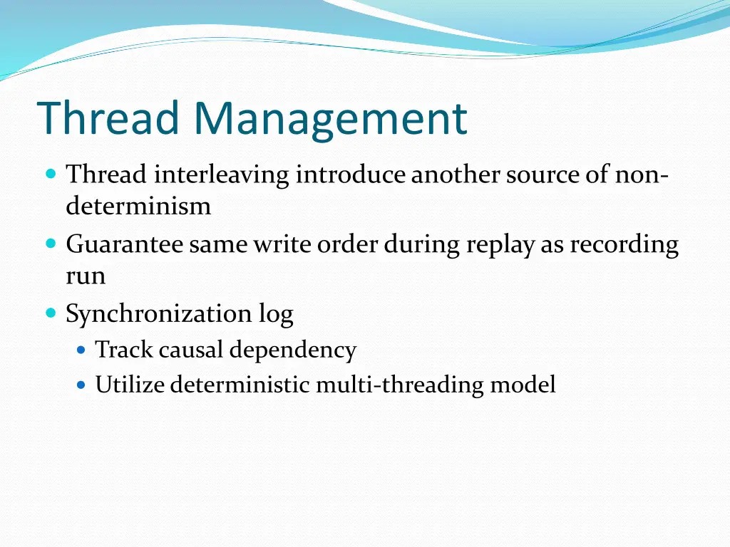 thread management