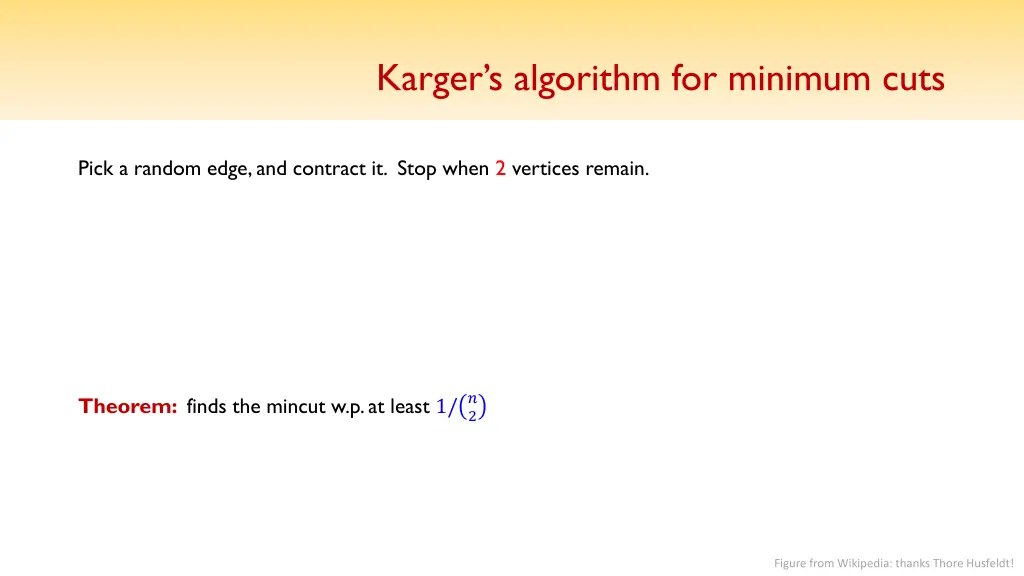 karger s algorithm for minimum cuts