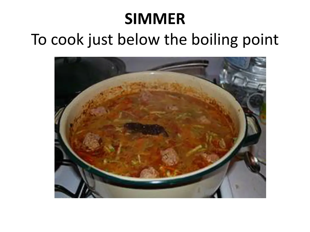 simmer