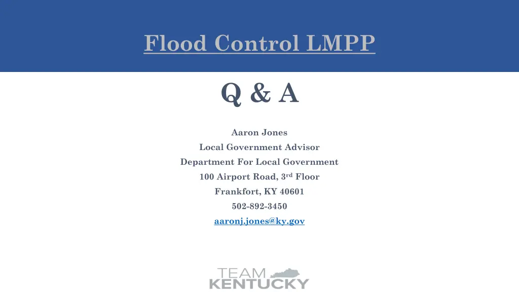 flood control lmpp 6