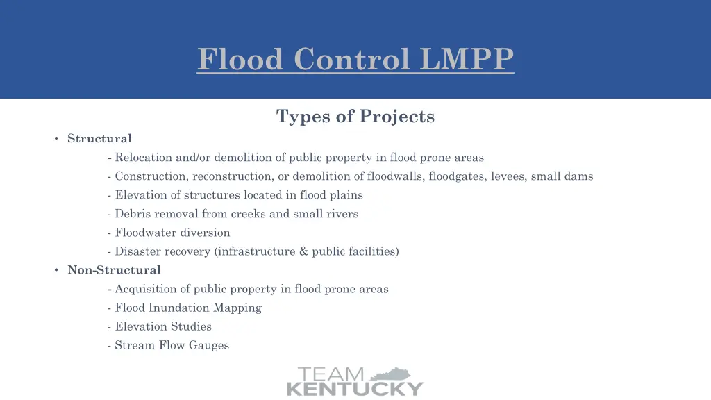 flood control lmpp