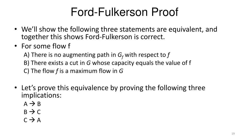 ford fulkerson proof