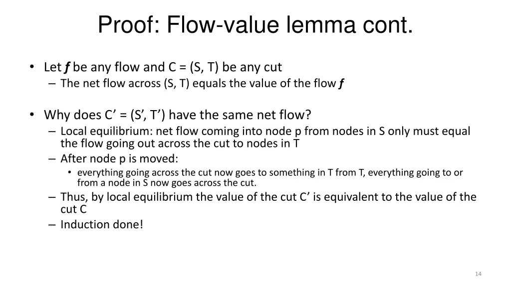 proof flow value lemma cont