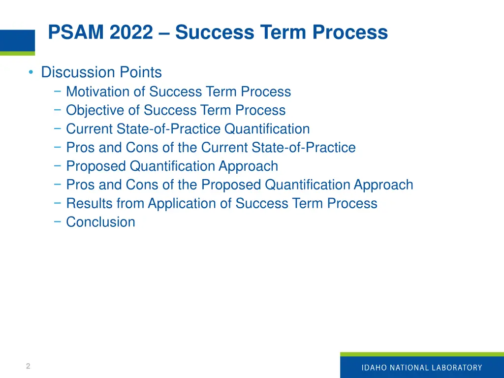 psam 2022 success term process