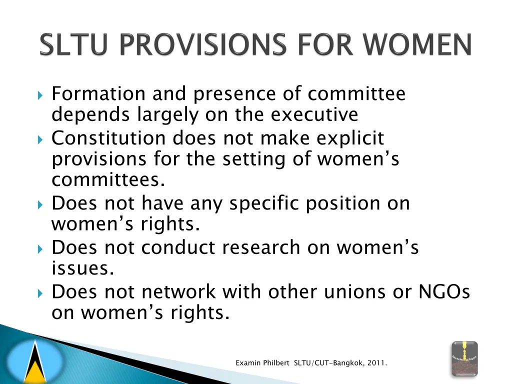 formation and presence of committee depends