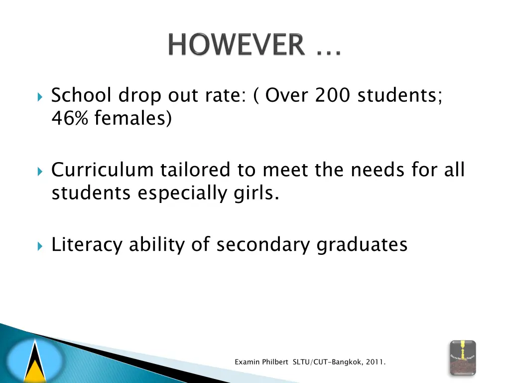 school drop out rate over 200 students 46 females