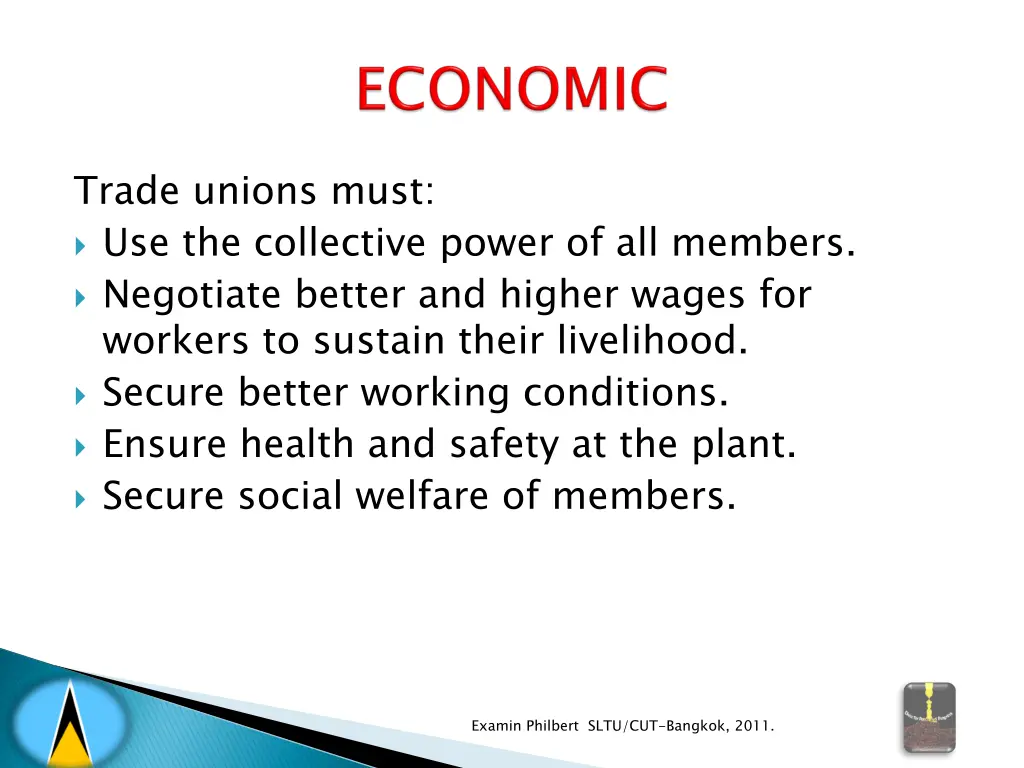 trade unions must use the collective power