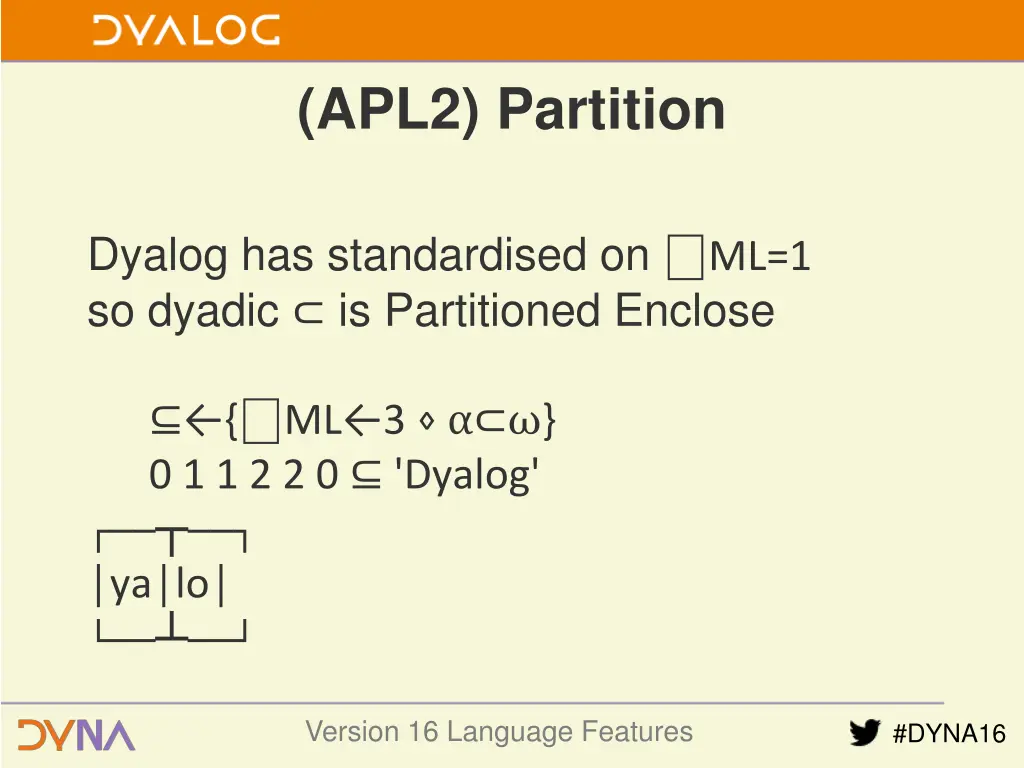 apl2 partition