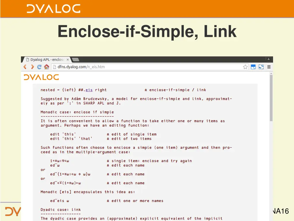 enclose if simple link 1