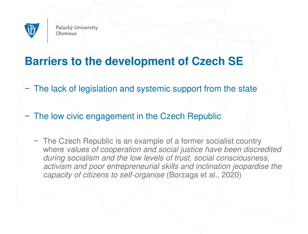 barriers to the development of czech se