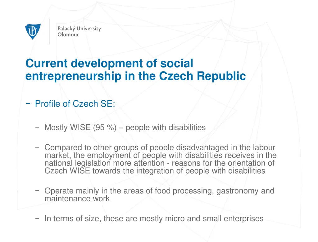 current development of social entrepreneurship 1