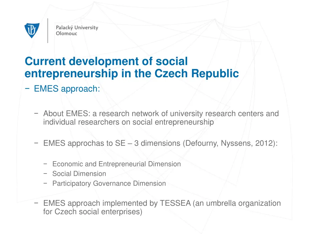 current development of social entrepreneurship 2