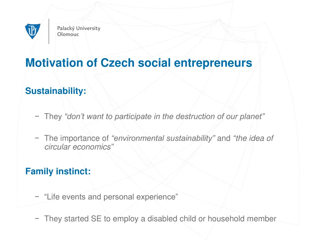 motivation of czech social entrepreneurs 1