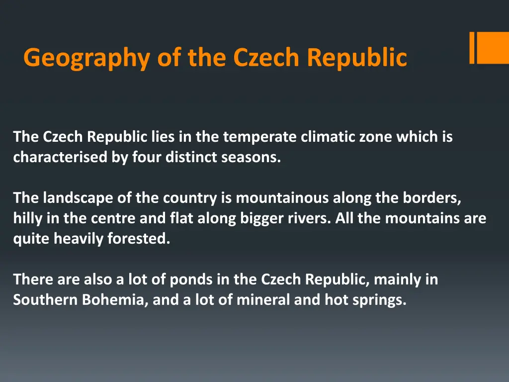 geography of the czech republic