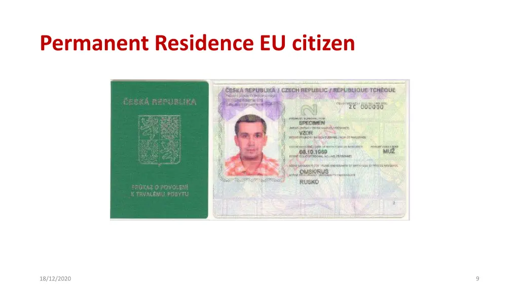 permanent residence eu citizen