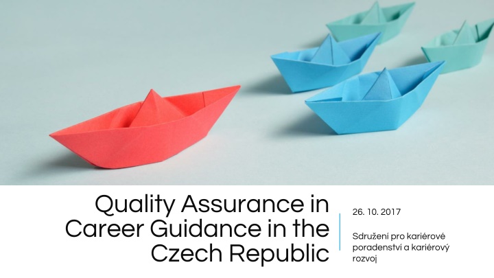 quality assurance in career guidance in the czech