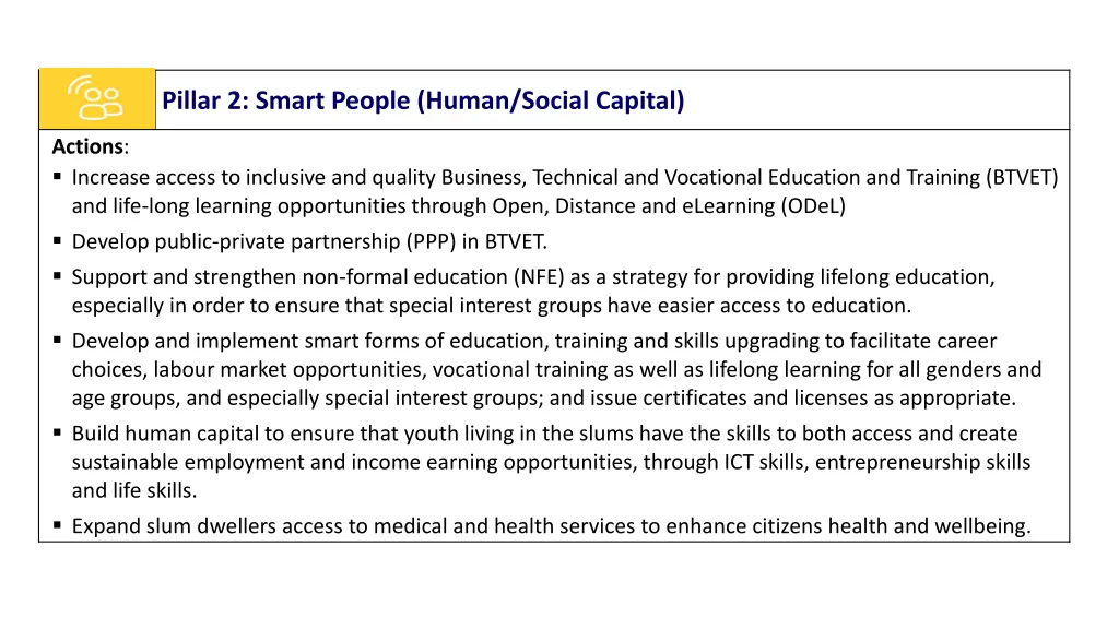 pillar 2 smart people human social capital 1