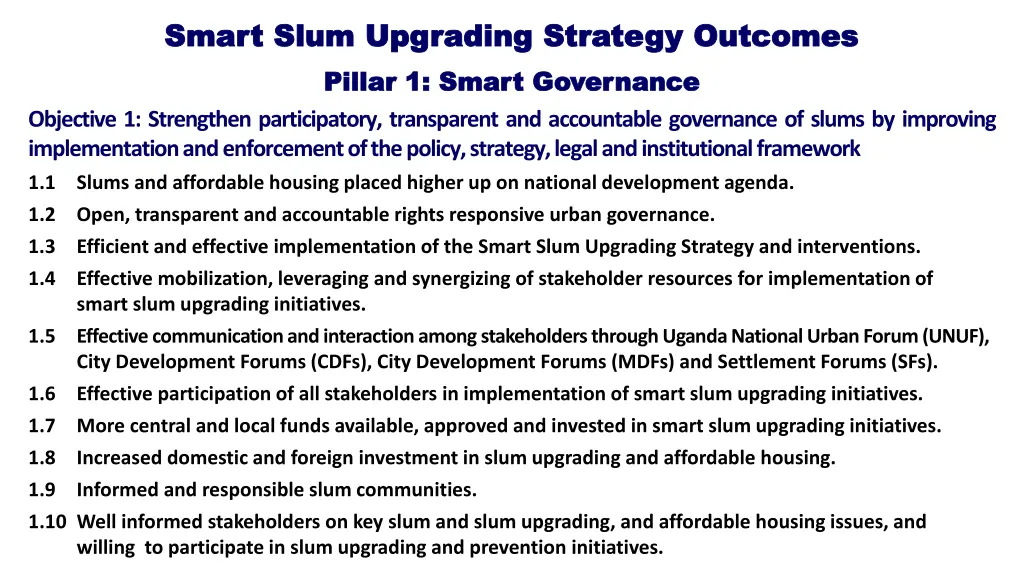 smart slum upgrading strategy outcomes smart slum