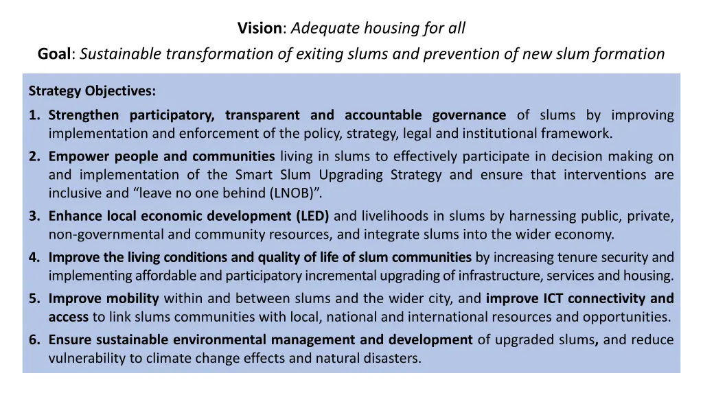 vision adequate housing for all
