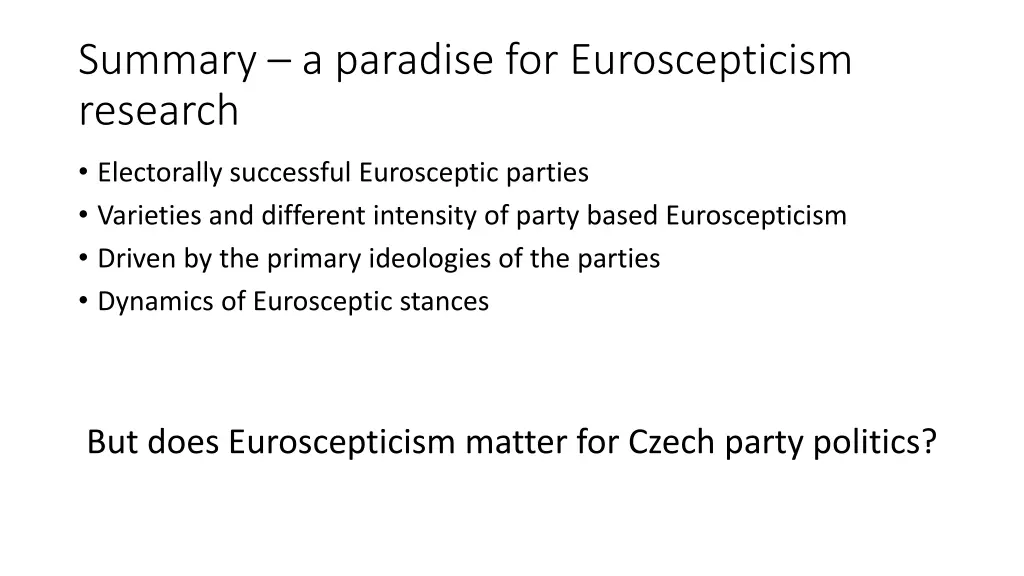 summary a paradise for euroscepticism research