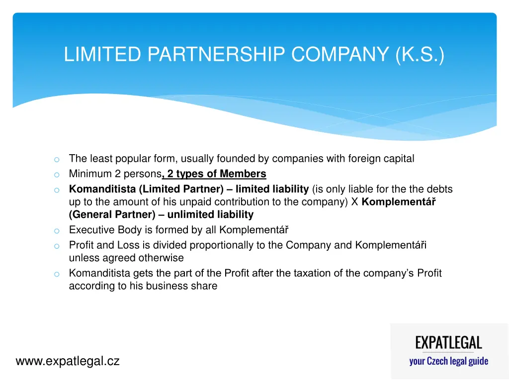 limited partnership company k s