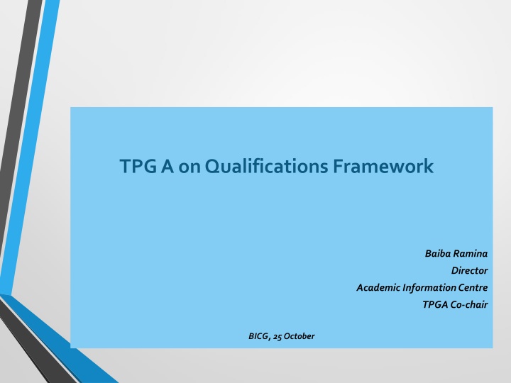 tpga onqualificationsframework