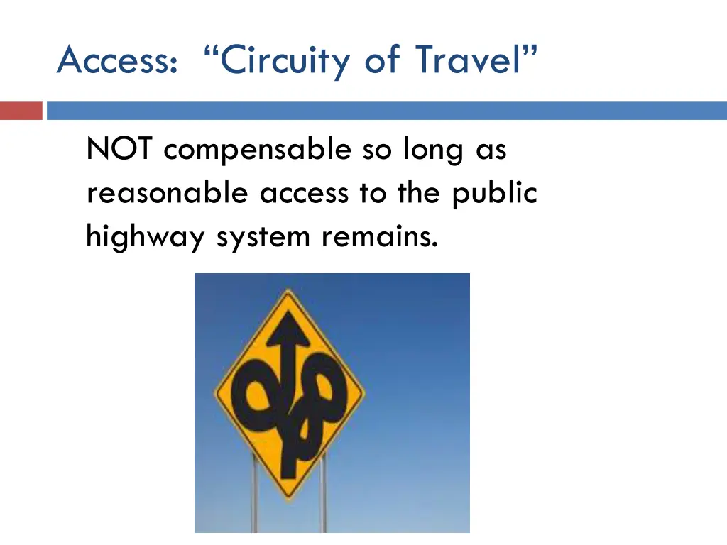 access circuity of travel