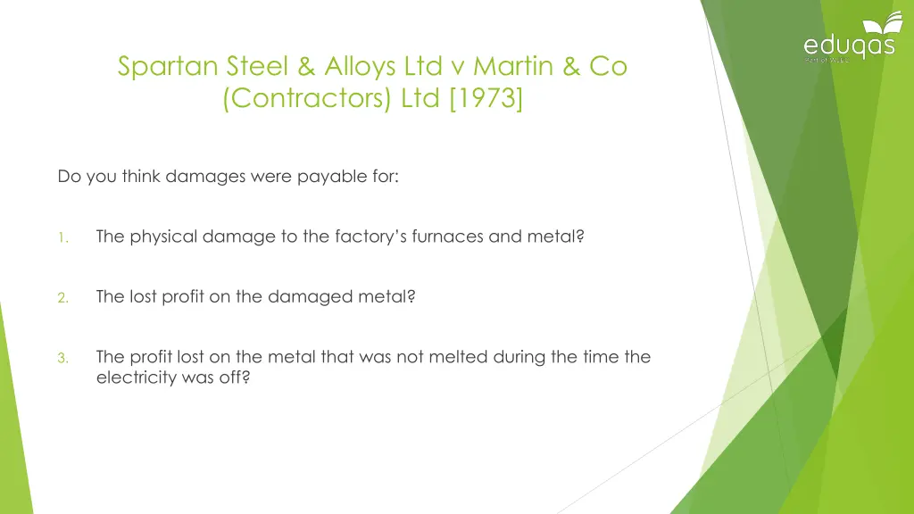 spartan steel alloys ltd v martin co contractors 1