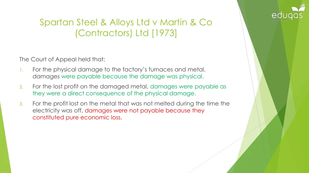 spartan steel alloys ltd v martin co contractors 2