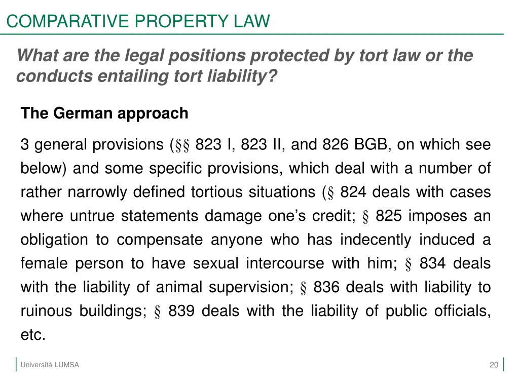 comparative property law 17