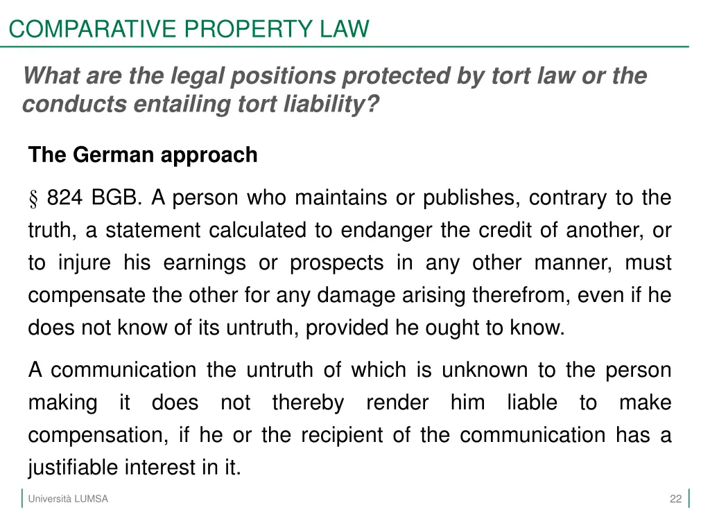 comparative property law 19