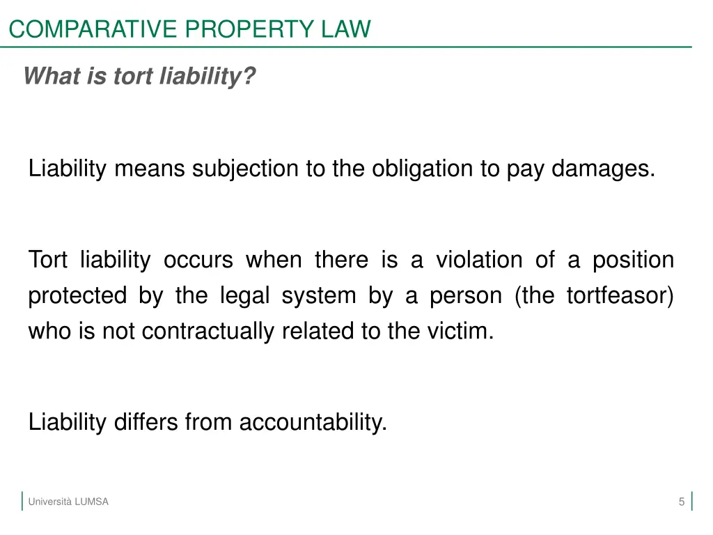 comparative property law 2