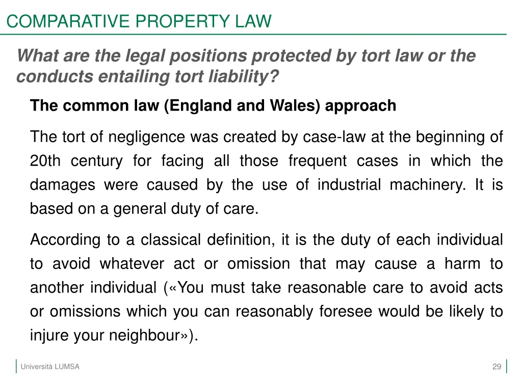 comparative property law 26