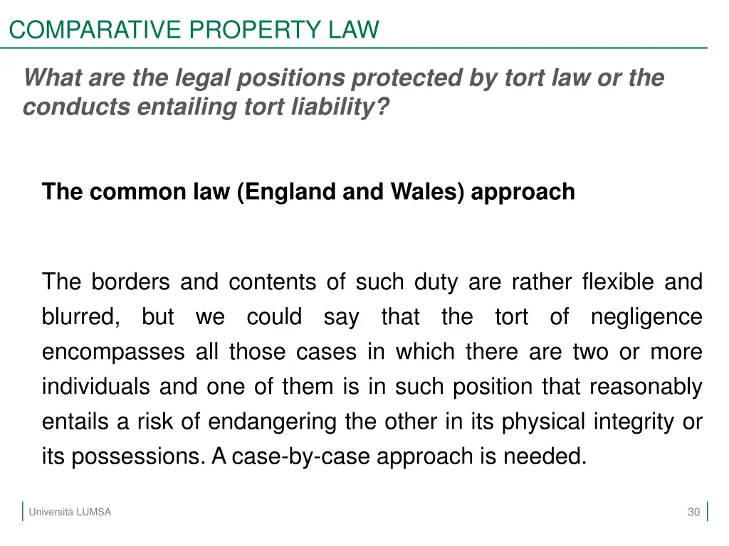 comparative property law 27