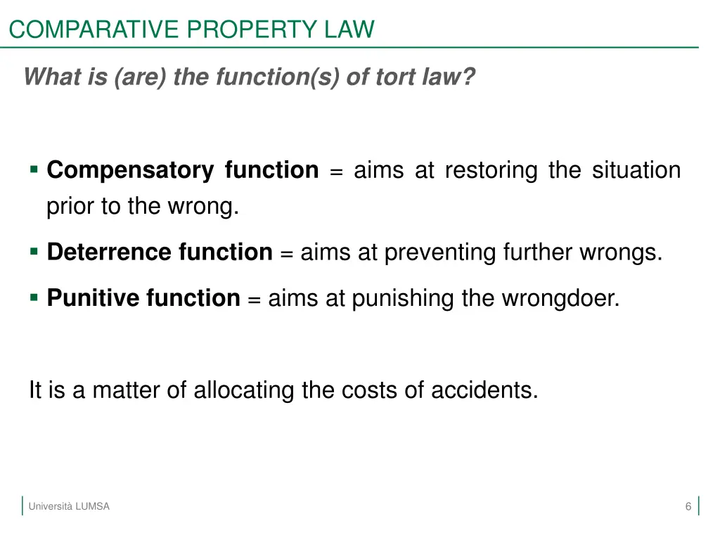 comparative property law 3