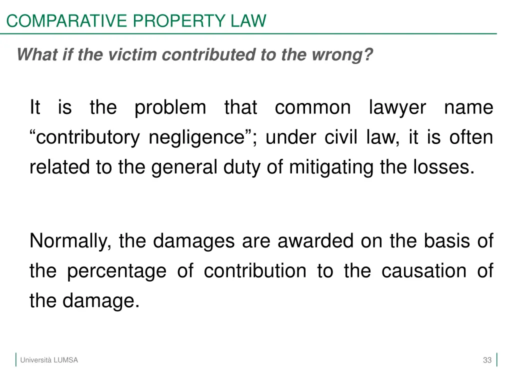 comparative property law 30