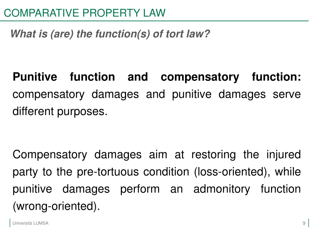 comparative property law 6