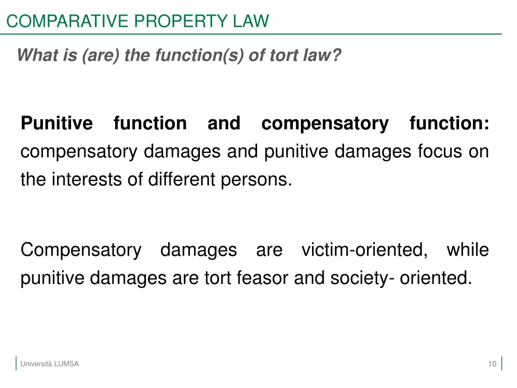 comparative property law 7