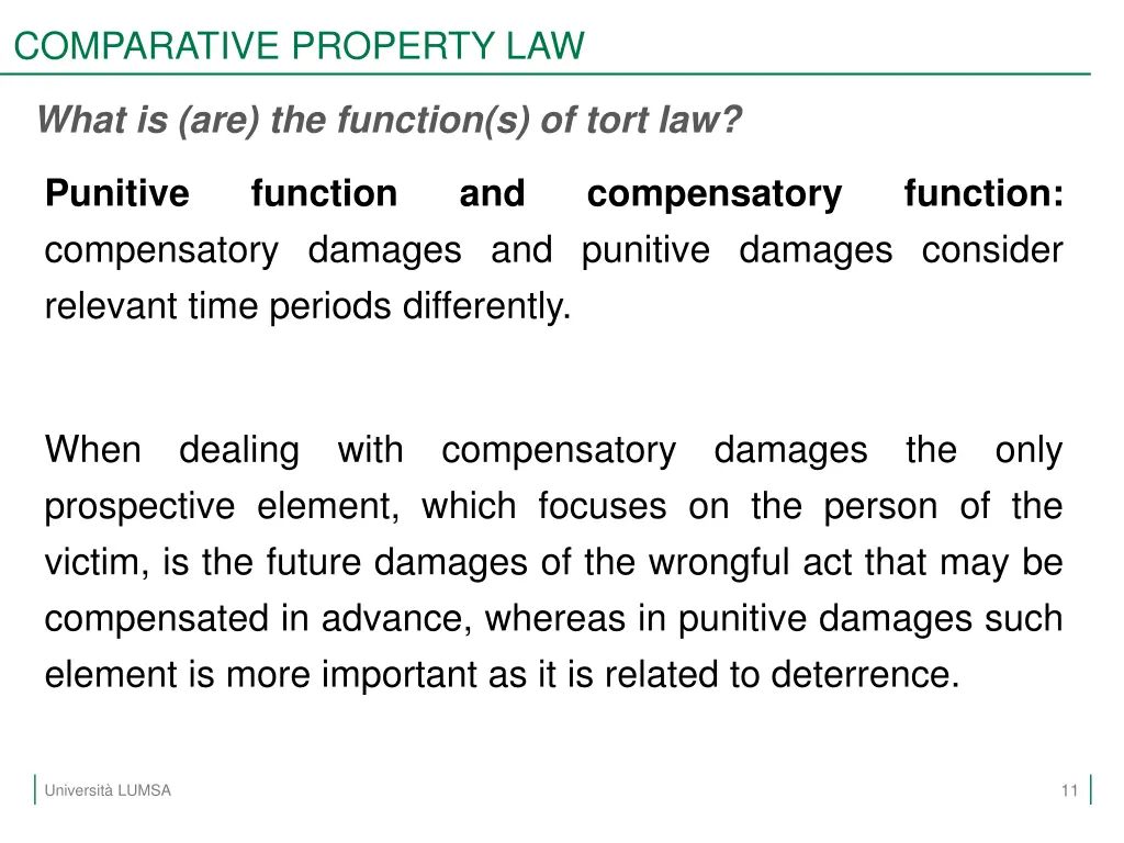 comparative property law 8