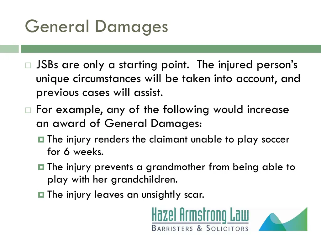 general damages 2