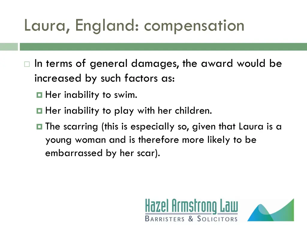 laura england compensation 1