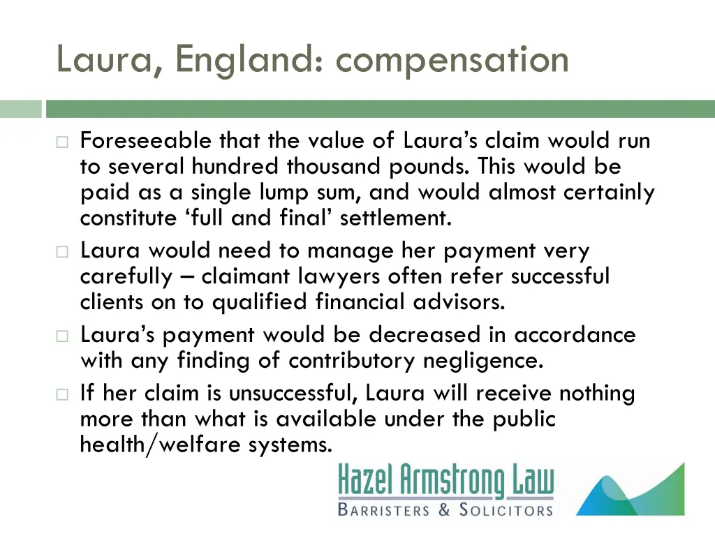 laura england compensation 2