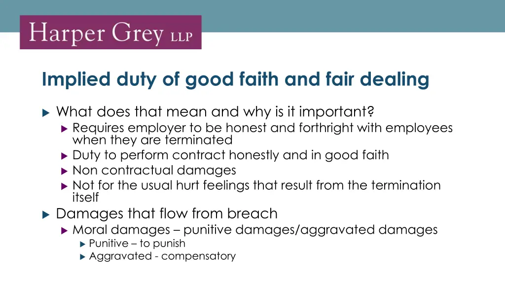 implied duty of good faith and fair dealing