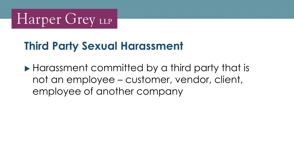 third party sexual harassment