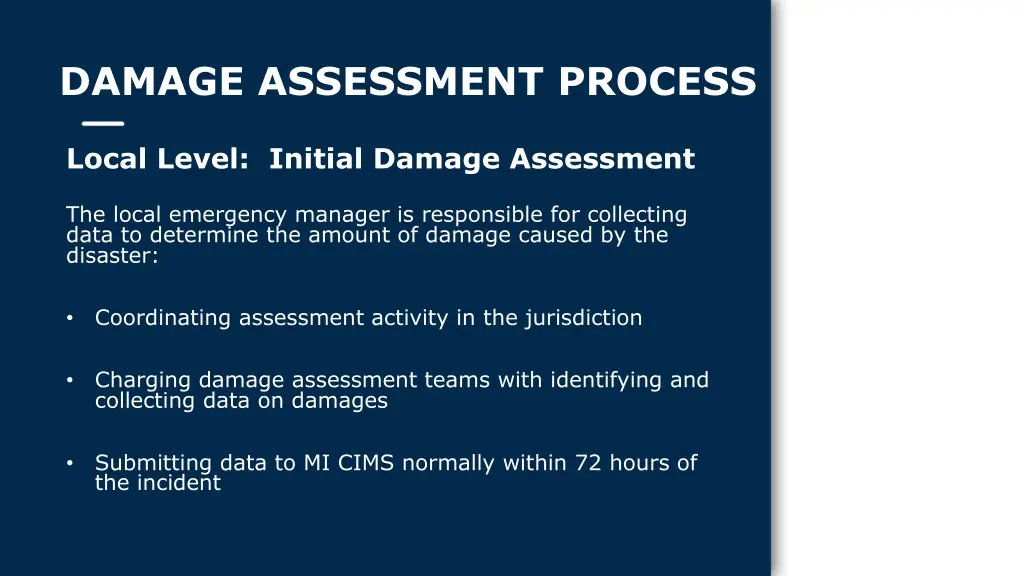 damage assessment process 1